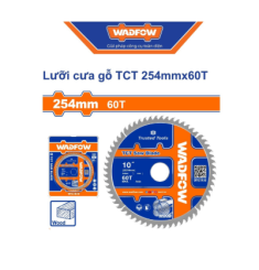LƯỠI CƯA GỖ TCT 254MMX60T WADFOW WTC1K10