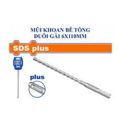 6X110MM MŨI KHOAN BÊ TÔNG ĐUÔI GÀI SDS WADFOW WHD1202