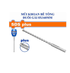 8X160MM MŨI KHOAN BÊ TÔNG ĐUÔI GÀI SDS WADFOW WHD1206