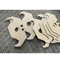 BỘ 10 LƯỠI DAO MÓC 19X50MM WADFOW WMK1K50