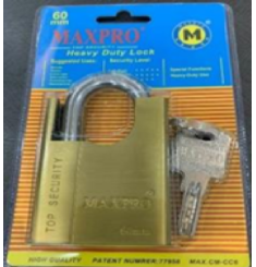 KHÓA VÀNG CHÌA MUỖNG MAXPRO MA020033