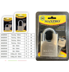 KHÓA TRẮNG (BẬT) CHÌA MUỖNG/ 02M MAXPRO MA020047