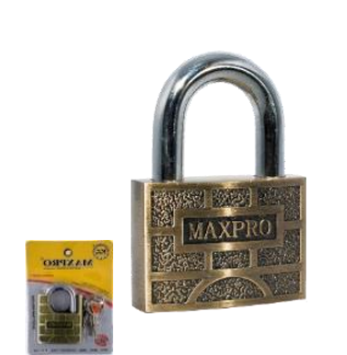 KHÓA ĐỒNG CỔ Ô VUÔNG CHÌA NHỌN (A5) MAXPRO MA029074