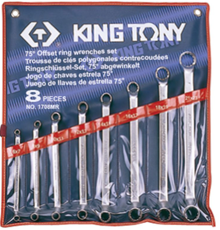 BỘ CỜ LÊ VÒNG 8 CHI TIẾT 6-23MM KINGTONY 1708MR