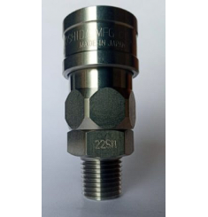 ĐẦU NỐI NHANH INOX 1/4″ REN NGOÀI NKC NL-22SM SUS