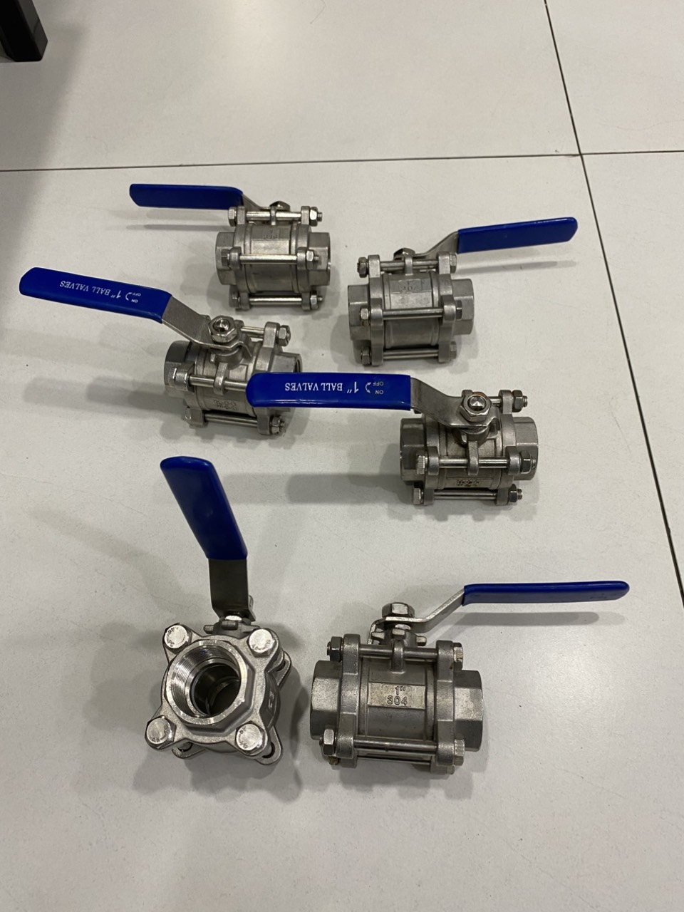 VAN BI REN 3 THÂN INOX 304 DN25