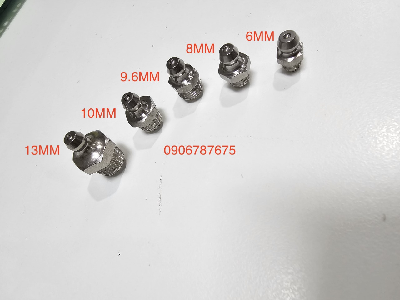 VÚ MỠ INOX 8MM NPT